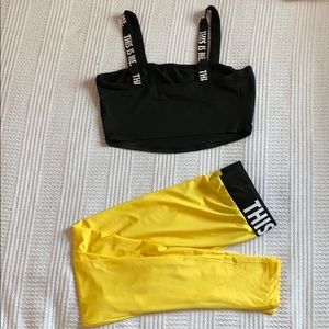 SHEIN two piece top and leggings set
